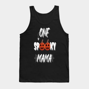 One Spooky Mama, Funny Halloween Gift Idea (Portrait) Tank Top